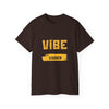 VIBE Coder T-Shirt — Retro Yellow Graphic Tee for Programmers