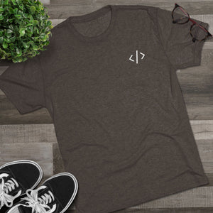 Unisex Tri-Blend Crew Tee - Minimalist Design for Tech Enthusiasts