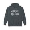 Licensed Listener Fleece Hoodie - Unisex Softstyle Hoodie for Thoughtful Conversations