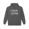 Licensed Listener Fleece Hoodie - Unisex Softstyle Hoodie for Thoughtful Conversations