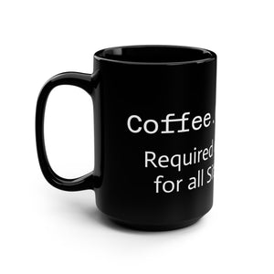 Coffee.GetItem() - Black Mug, 15oz