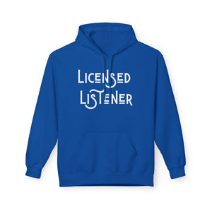 Licensed Listener Fleece Hoodie - Unisex Softstyle Hoodie for Thoughtful Conversations