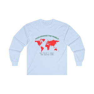 "I can change the World" Unisex Ultra Cotton Long Sleeve Tee