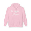 Licensed Listener Fleece Hoodie - Unisex Softstyle Hoodie for Thoughtful Conversations