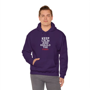 Keep Calm and Rebuild the Index Hoodie - Unisex Heavy Blend™ Hooded Sweatshirt