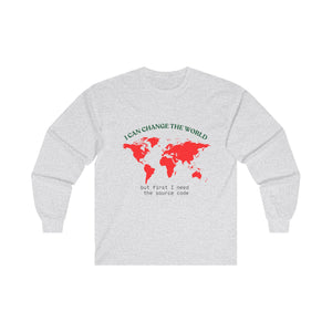 "I can change the World" Unisex Ultra Cotton Long Sleeve Tee