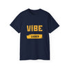 VIBE Coder T-Shirt — Retro Yellow Graphic Tee for Programmers