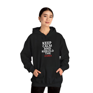 Keep Calm and Rebuild the Index Hoodie - Unisex Heavy Blend™ Hooded Sweatshirt