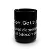 Coffee.GetItem() - Black Mug, 15oz