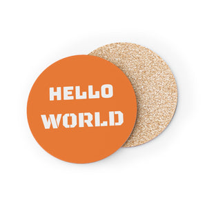 Hello World" Coasters