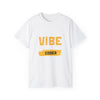 VIBE Coder T-Shirt — Retro Yellow Graphic Tee for Programmers