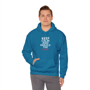 Keep Calm and Rebuild the Index Hoodie - Unisex Heavy Blend™ Hooded Sweatshirt