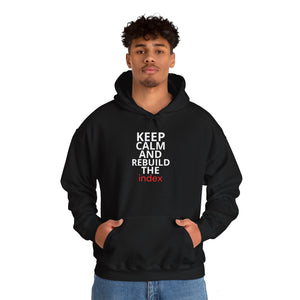 Keep Calm and Rebuild the Index Hoodie - Unisex Heavy Blend™ Hooded Sweatshirt