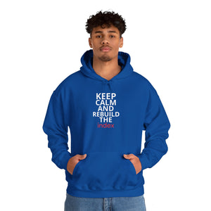 Keep Calm and Rebuild the Index Hoodie - Unisex Heavy Blend™ Hooded Sweatshirt