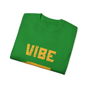 VIBE Coder T-Shirt — Retro Yellow Graphic Tee for Programmers