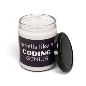 "Smells Like a Coding Genius" Scented Soy Candle, 9oz