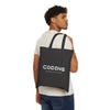 "Coding Is My Kind Of Thing" Cotton Canvas Tote Bag