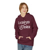 Licensed Listener Fleece Hoodie - Unisex Softstyle Hoodie for Thoughtful Conversations