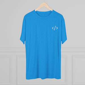 Unisex Tri-Blend Crew Tee - Minimalist Design for Tech Enthusiasts