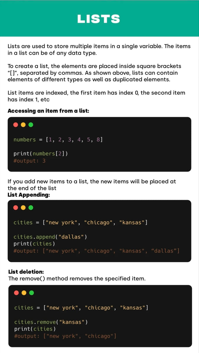 Python & Data Structures Digital Flashcards – The Coding Cards