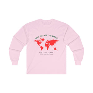 "I can change the World" Unisex Ultra Cotton Long Sleeve Tee