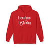 Licensed Listener Fleece Hoodie - Unisex Softstyle Hoodie for Thoughtful Conversations