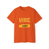 VIBE Coder T-Shirt — Retro Yellow Graphic Tee for Programmers