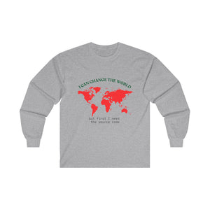 "I can change the World" Unisex Ultra Cotton Long Sleeve Tee