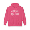 Licensed Listener Fleece Hoodie - Unisex Softstyle Hoodie for Thoughtful Conversations