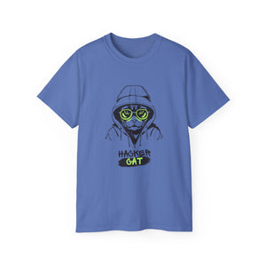 "Hacker Cat" Unisex Ultra Cotton Tee