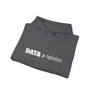 Data > Opinion Hoodie Unisex Heavy Blend™ Hooded Sweatshirt