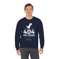 "404 Not Found. If in Doubt, Refresh and Try Again" - Unisex Heavy Blend™ Crewneck Sweatshirt - The Coding Cards