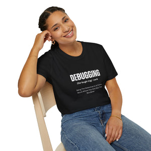 Unisex T-Shirt - Debugging Detective Quote