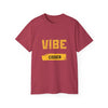VIBE Coder T-Shirt — Retro Yellow Graphic Tee for Programmers