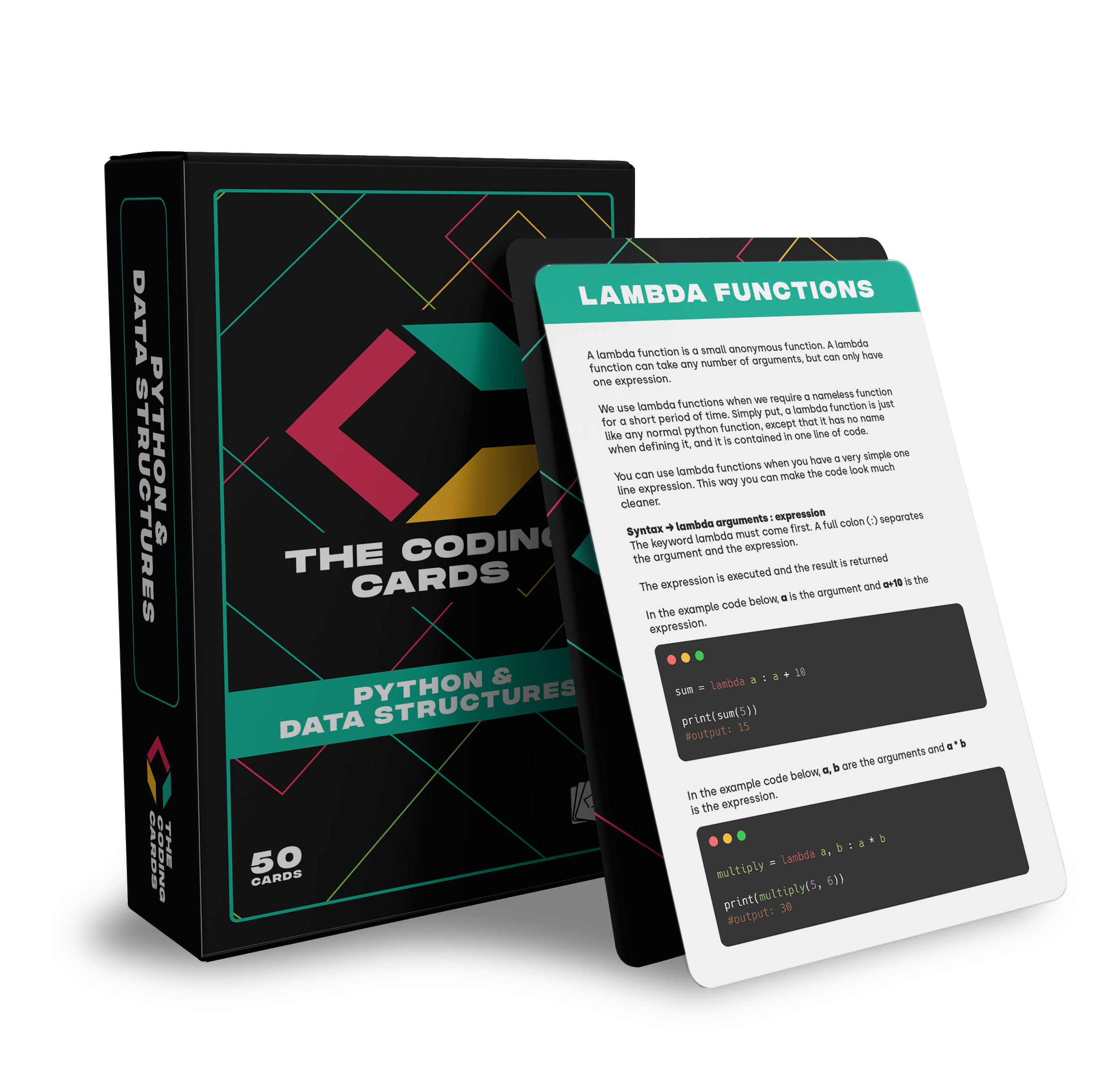 Python and Data Structure Flashcards – The Coding Cards