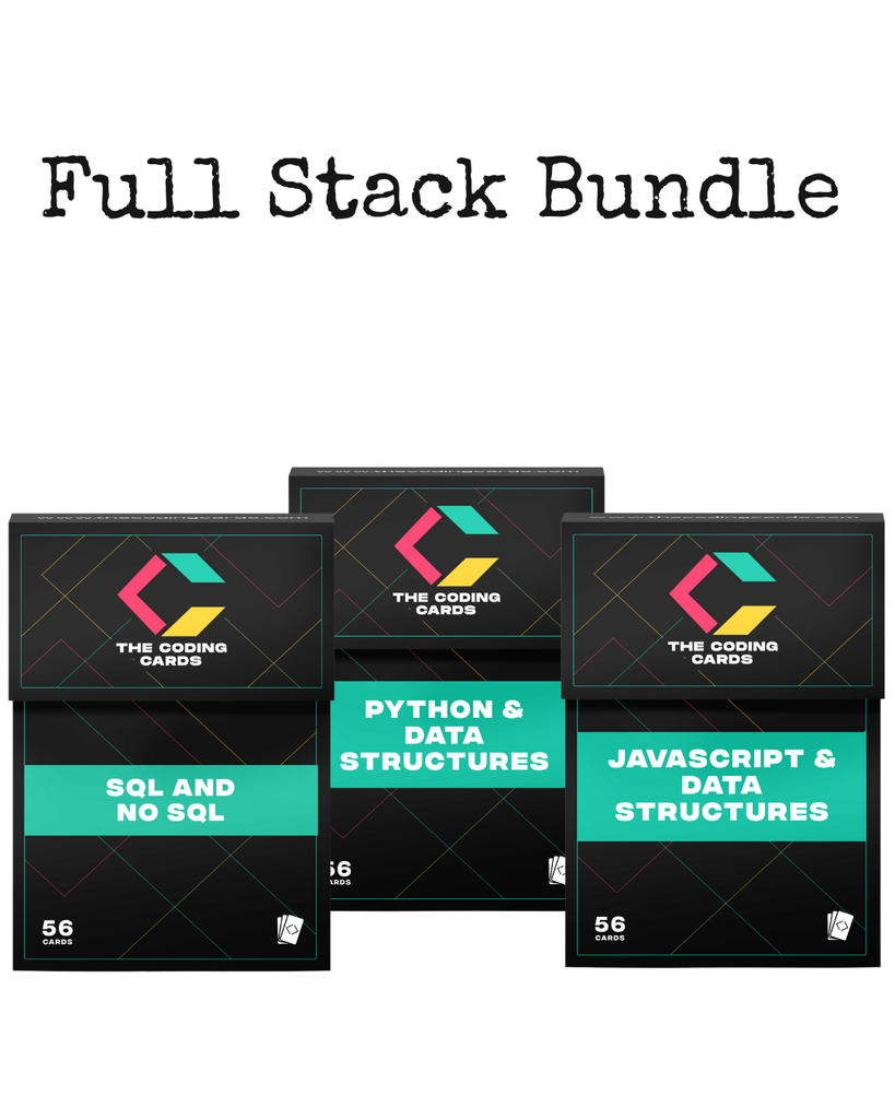 Full Stack Bundle - JavaScript, Python and SQL/NoSQL Flashcards